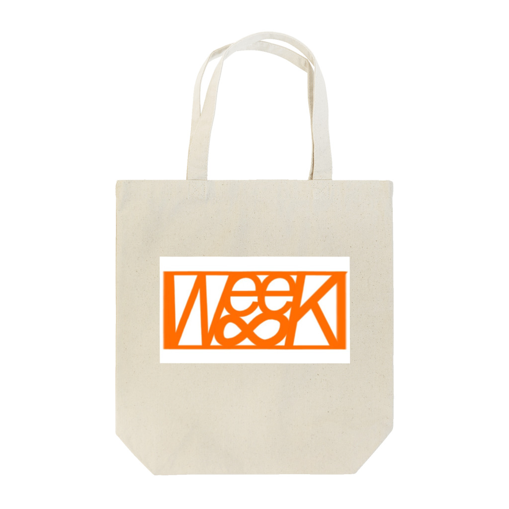 We∞eK -endless week-のWe∞eKトートバック(ロゴ) トートバッグ