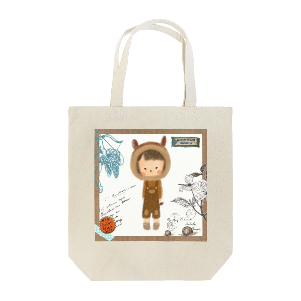 くつしたねこのりすのこども Tote Bag