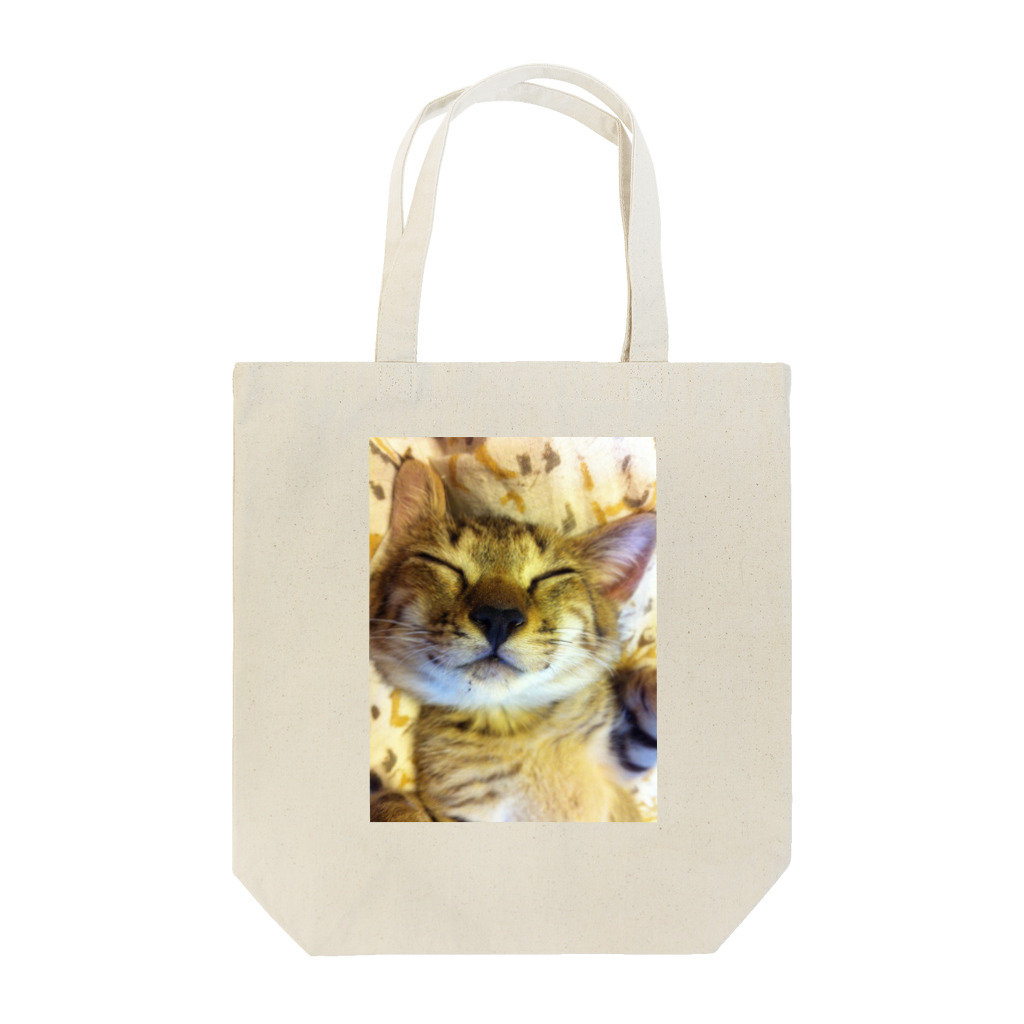 ルッチャムさんのお店のプリン猫にこにこ Tote Bag