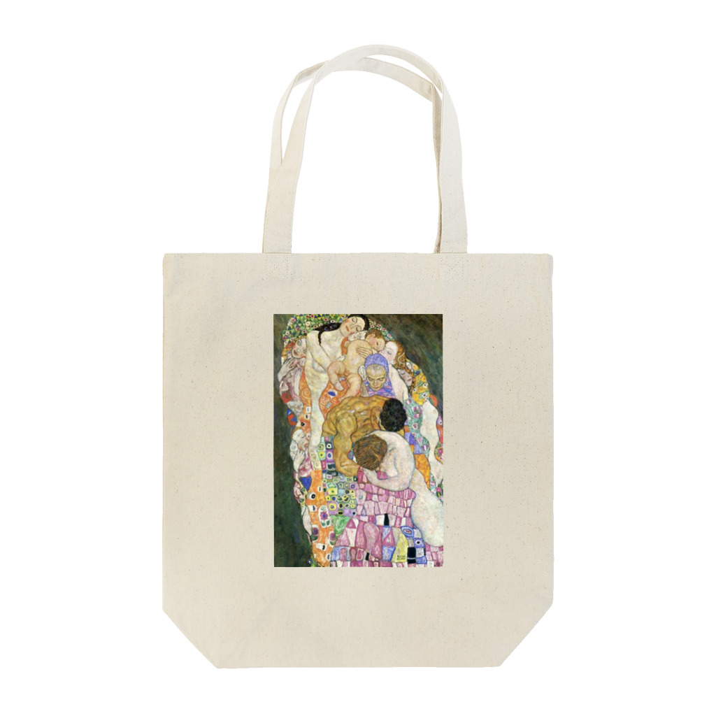 Art Baseのグスタフ・クリムト / 1916 / Death and life / Gustav Klimt  Tote Bag
