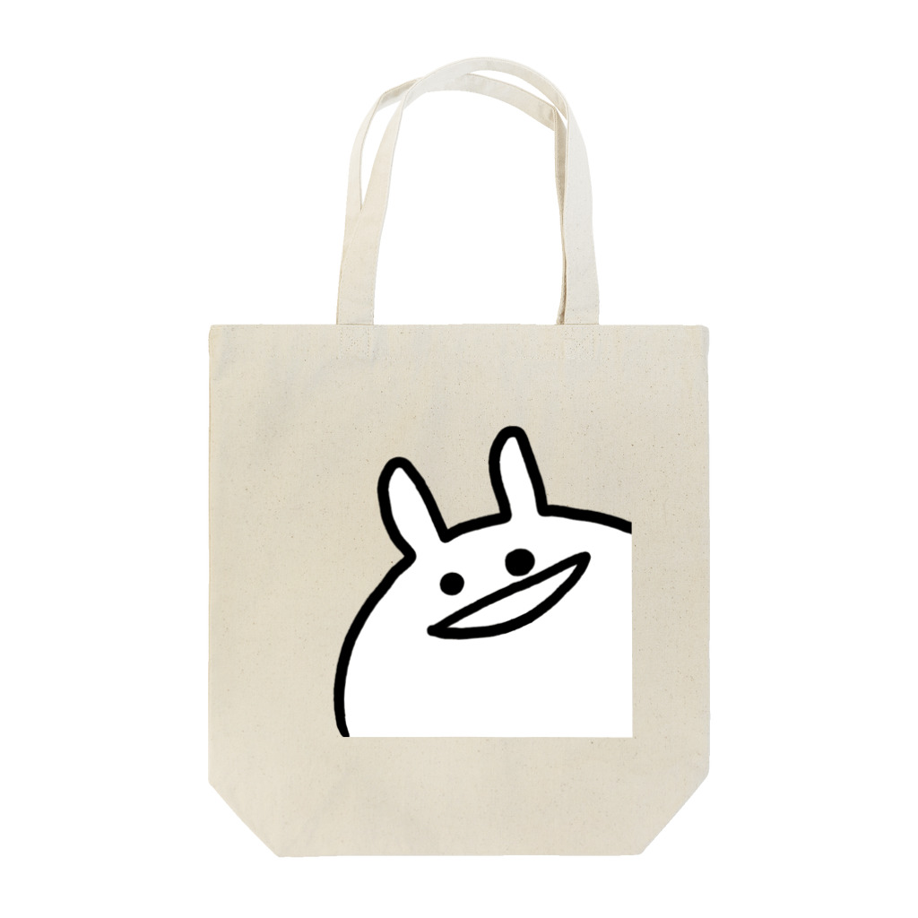 ぽこちゃん＠33BBAのはらたつうさぎ（アップ顔） Tote Bag