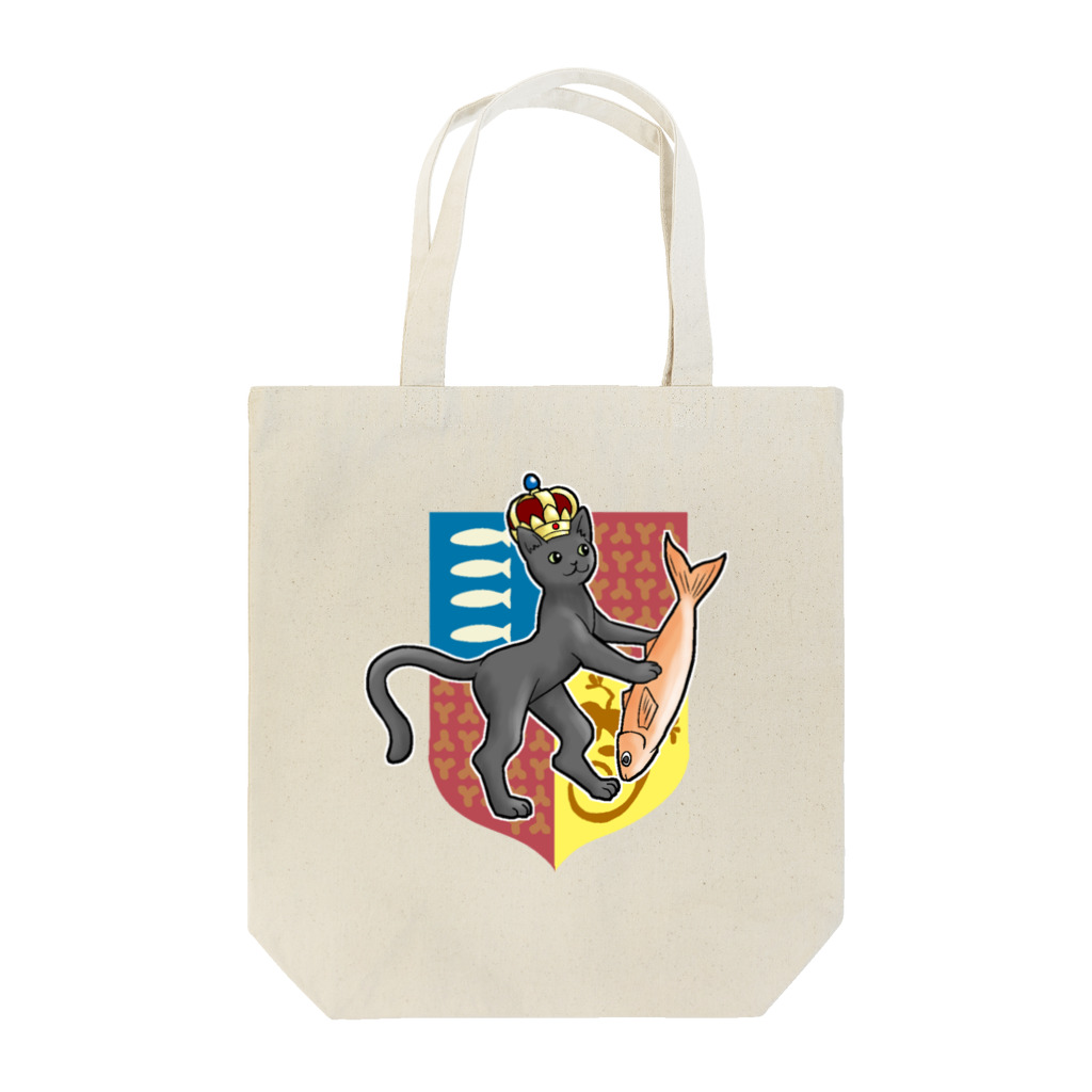 さんずい堂の猫の王国の紋章 Tote Bag