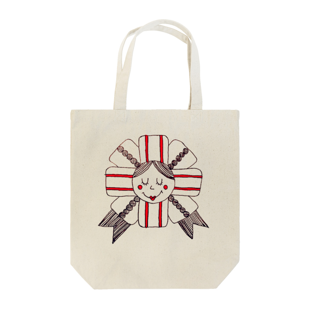 flatfaceのRosette Girl Tote Bag