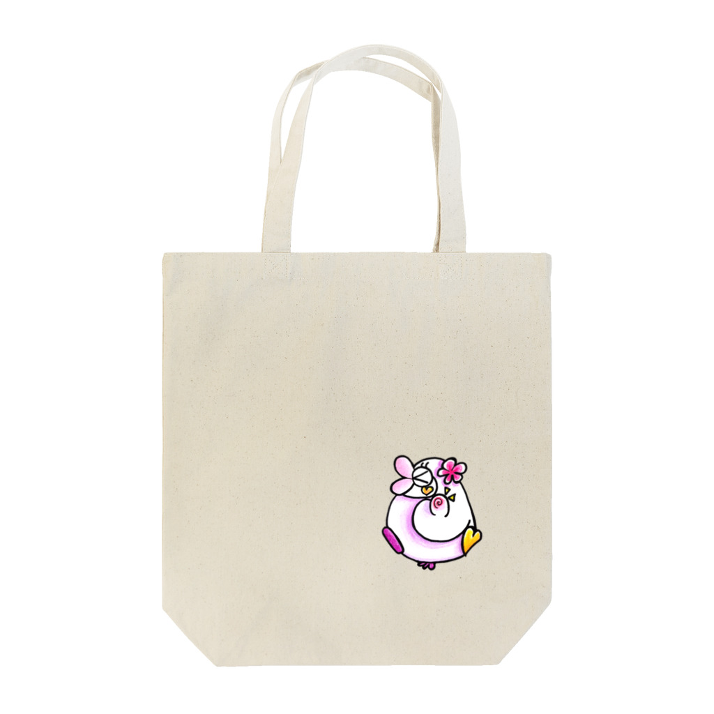 YUKARisのモモ色くちばしペンギンポニのgood! Tote Bag