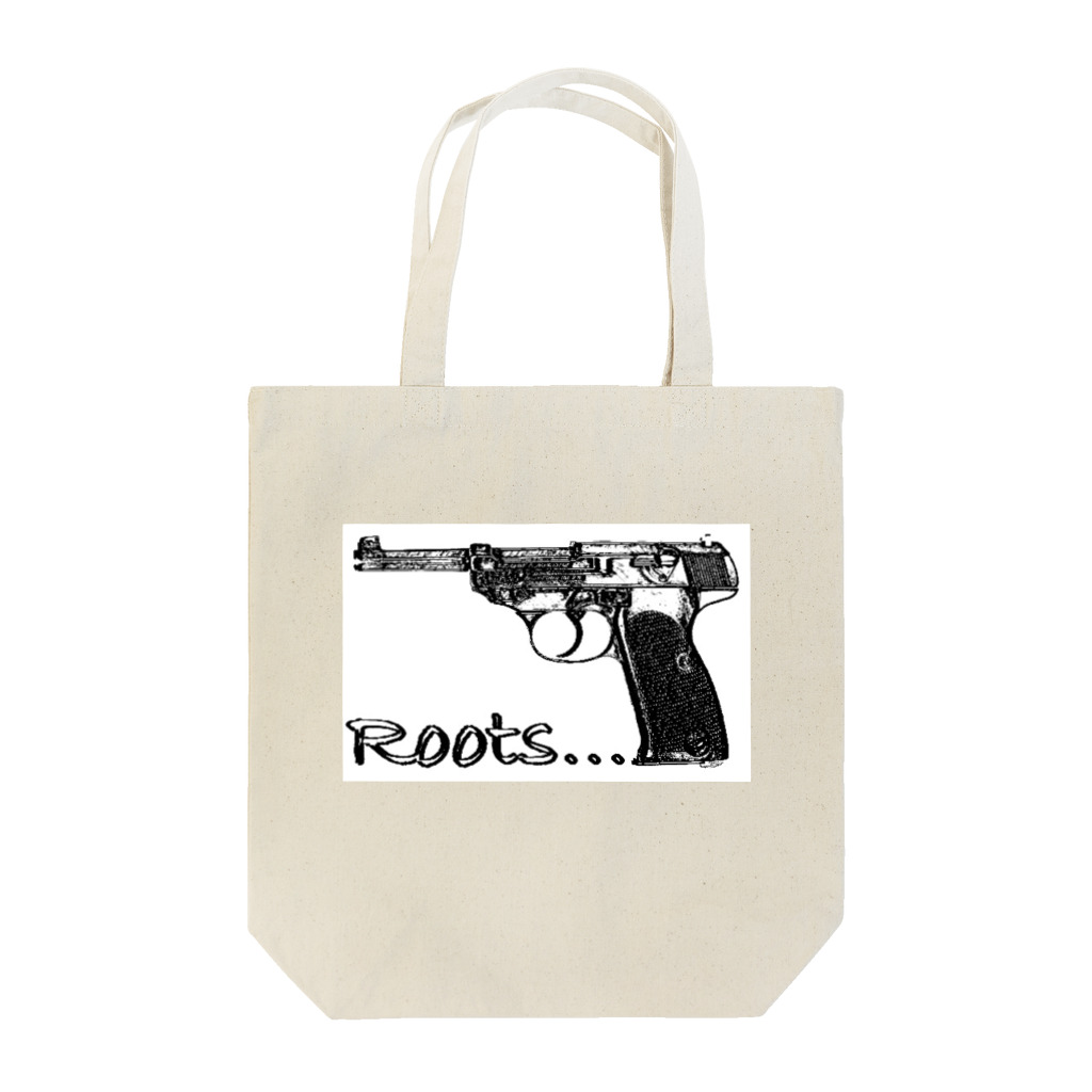 Roots by K$のPISTOL LOGO トートバッグ