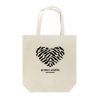 monocraftのアニマルプリント♡シマウマ Tote Bag