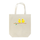 Mi-i-Creの幸せの黄色いセキセイインコ Tote Bag