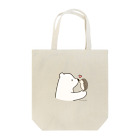 なみはりねずみのしろくま＆ハリネズミ Tote Bag