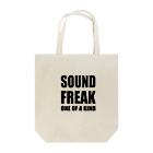 soundfreakのone of a kind black トートバッグ