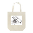 ムシコ・アニマルズ Musico Animalsのコーギーとレコード Tote Bag