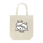 イラスト MONYAAT の ポメラニアンとポメラニアンとポメラニアン　L Tote Bag