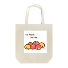 Nari's Farm(ナリズファーム)ひつじと桃の桃ゴロゴロ トートバッグ