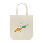 くらきち ONLINE SHOPのうさぎタイツのにんじんライド Tote Bag