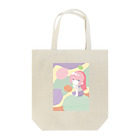 銀猫@絵垢+ご依頼受付中のマカロン好きな女の子 Tote Bag