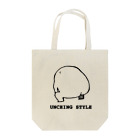 ササキリサのUNCHING STYLE_black Tote Bag