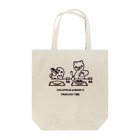 まるえくろのクロピロン&マークのパンケーキタイム Tote Bag