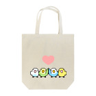 まめるりはことりのハイタッチなかよしセキセイインコ【まめるりはことり】 Tote Bag