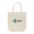 金融投資デザイン　カマラオンテ-ムラサキのリップル ripple 仮想通貨 暗号通貨 アルトコイン トートバッグ