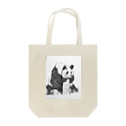 Kay Skedrawdle_art_shopのhonobono panda トートバッグ