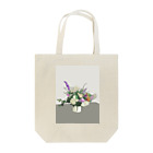 yukikopterの初夏のお花 輪郭あり Tote Bag