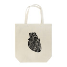 Maruchobiの心臓アート トートバッグ