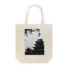 サンセットの松本城 Tote Bag