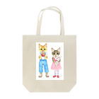 Rosemary*Teaのおちびとチャトニャン（水彩） Tote Bag