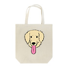 Chiyo.Wan(🐕🕊️のお店)のながーいベロのわんこ(英国ゴールデンレトリバーVer.) Tote Bag