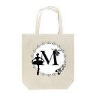 バレエシルエット ballet*pointe_pon*のバレエシルエット◆M-1/モノクロ◆ Tote Bag