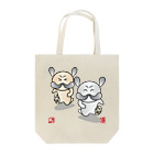 おっきいおっさんのパグ走り！ Tote Bag