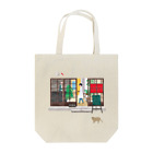 ツルマルデザインの喫茶店おんなのこ１ Tote Bag