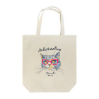 ブリブルキャリコSHOPのダイリュートキャリコ猫めがね Tote Bag