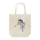 和もの雑貨 玉兎の百鬼夜行絵巻 五徳の付喪神【絵巻物・妖怪・かわいい】 Tote Bag