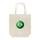 toshisanuxのブラジル国旗ボール トートバッグ