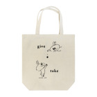 KUMAMIのスーパーうさ　give & take Tote Bag