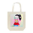 かゑです どうぞ ごゆっくりの前髪ぱつこちゃん Tote Bag