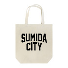 JIMOTO Wear Local Japanの墨田区 SUMIDA CITY ロゴブラック トートバッグ