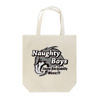 Naughty Boys official storeのNaughty Boys モノクロキャラ トートバッグ