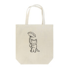 mikepunchの花を持つ猫 Tote Bag