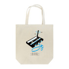 CHABIEのcassette tape & pencil Tote Bag