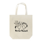 油鳥店のPainterPeacock Tote Bag