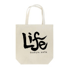 てらゆうのグッズ売っとるトコのLife Tote Bag