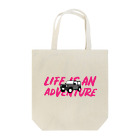 ジムニコのお店のLIFE IS AN ADVENTURE ジムニー Tote Bag