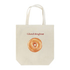 たべもの屋さんのGlazed Doughnut Tote Bag