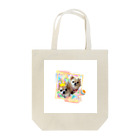 チビちゃんとココちゃんSHOPの絵画風のチビちゃんとココちゃん Tote Bag