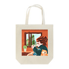 TELLのイラスト小屋のStay Home Tote Bag