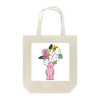 sakurashopのクマの花瓶 トートバッグ