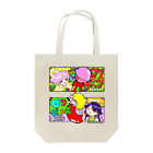 しろくろぷぅじぃのお菓子とぷぅじぃ Tote Bag