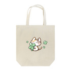 ねこ猫屋さんの三毛猫さんとクローバー Tote Bag