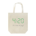 Plantyの420 "It's time to puff" アイテム Tote Bag